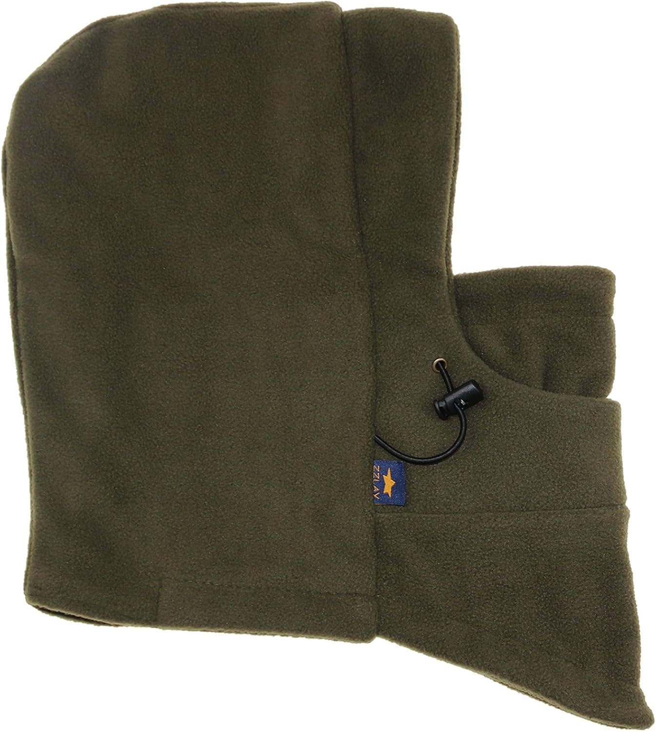 ZZLAY Children's Balaclavas Hat Thick Thermal Windproof Ski Cycling Face Mask Caps Hood Cover Adjustable Cap Army Green: Clothing