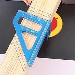 KETIPED 3D Multi-Angle Measuring Ruler,45/90 Degree