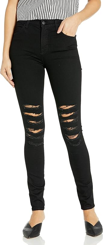 j brand maria high rise skinny black