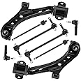 K80726 K80727 Front Lower Control Arm w/Ball Joint Compatible with 2005 2006 2007 2008 2009 2010 Ford Mustang -8pc Set