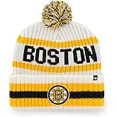 47 NHL Unisex-Adult Team Color Officially Licensed Primary Logo Bering Sport Knit Cuffed Pom Beanie Cold Weather Hat