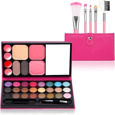 Aomig 33 Color Kids Makeup Set 6 Pcs Princess Non-Toxic Washable