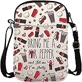 ZJXHPO Soda Crossbody Bag Soda Addict Messenger Bag Vodka Drinker Carry On Bag Soda Drinking Lover Gift Soda Addict Gift (Pretty CB)