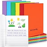Henoyso 24 Pcs Primary Composition Notebook K-2 9 3/4 x 7 1/2 Inch Primary Journal, Notebook for Kids Supplies, Bulk Blank Writing Book for Kid to Write Draw Journal 60 Page (Colorful)