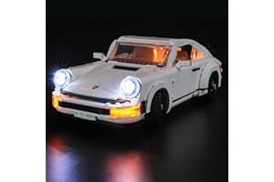 LIGHTAILING Light Set for Porsche 911 Building Blocks Model - Led Light Kit Compatible with Lego 10295(Not Include The Model)