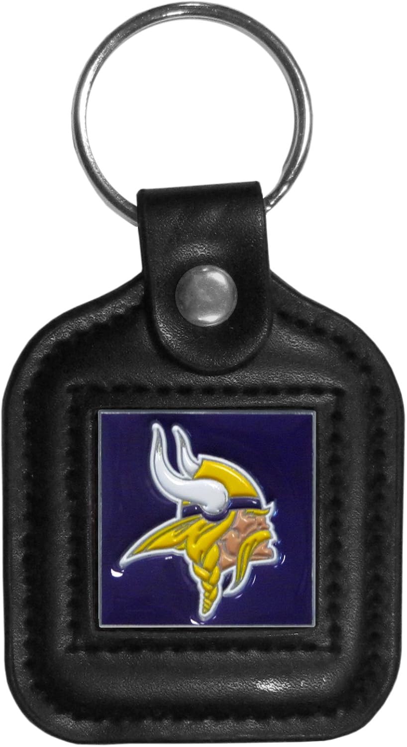 NFL Siskiyou Sports Fan Shop Tampa Bay Buccaneers Square Leather Key Chain One Size Black : Sports Fan Keychains : Sports & Outdoors