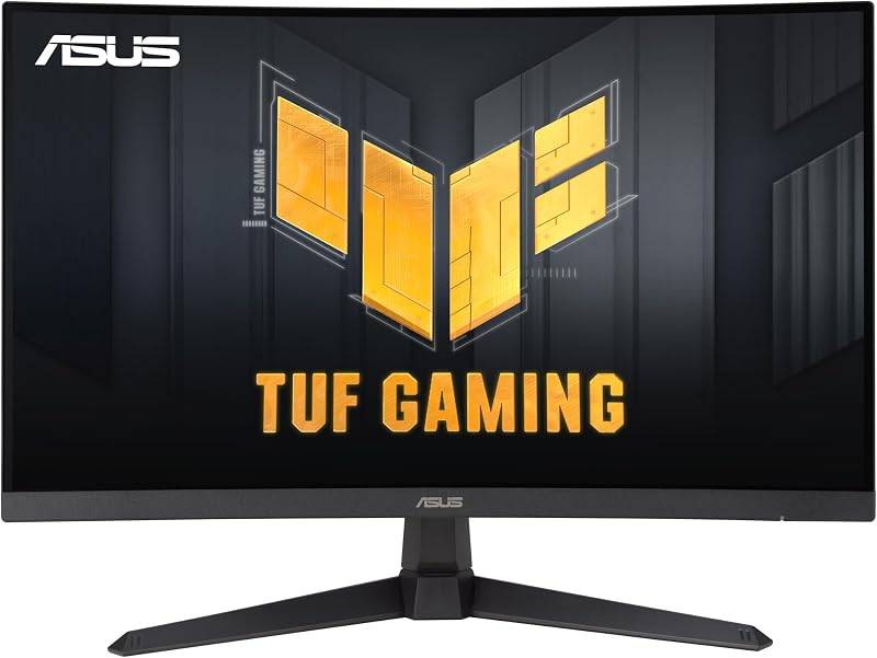 TUF Gaming VG27VQM1B - Monitor Gaming de 27 Pulgadas Full HD, Curvo, 280 Hz, ELMB, 1 ms de Tiempo de Respuesta, FreeSync Premium, 90% DCI-P3, DisplayWidget Center