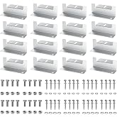 AeternaSol 16PCS Solar Panel Mounting Brackets, Z Brackets | Lightweight Aluminum Alloy, Corrosion-Free Construction, For RVs, Trailers, Vans, Yachts, Off-Grid Roof Installation