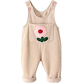 Happy Cherry Toddler Boy Girl Soft Corduroy Suspender Pants Baby Bib Overalls Infant Adjustable Button Romper