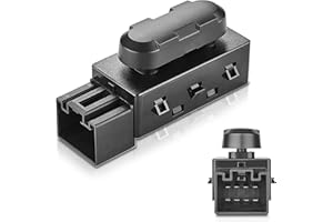 DAFGSEA 6 Way Power Seat Adjustment Switch for 2005-2015 Ford F150 F250 F350 F450 Edge Escape Expedition Explorer Flex Lincoln MKX, Replaces OE 5F9T-14B709-AA, 9L3Z14A701A, SW605, PSW550