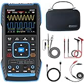 FNIRSI 2C53T Upgraded Handheld Oscilloscope, 50MHz Bandwidth, 250MS/s Sampling Rate, 20000 Counts, 3IN1 Digital Oscilloscope Multimeter DDS Generator, Voltage, Current, Capacitor, Resistor, Diode Test