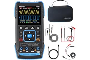 FNIRSI 2C53T Upgraded Handheld Oscilloscope, 50MHz Bandwidth, 250MS/s Sampling Rate, 20000 Counts, 3IN1 Digital Oscilloscope Multimeter DDS Generator, Voltage, Current, Capacitor, Resistor, Diode Test