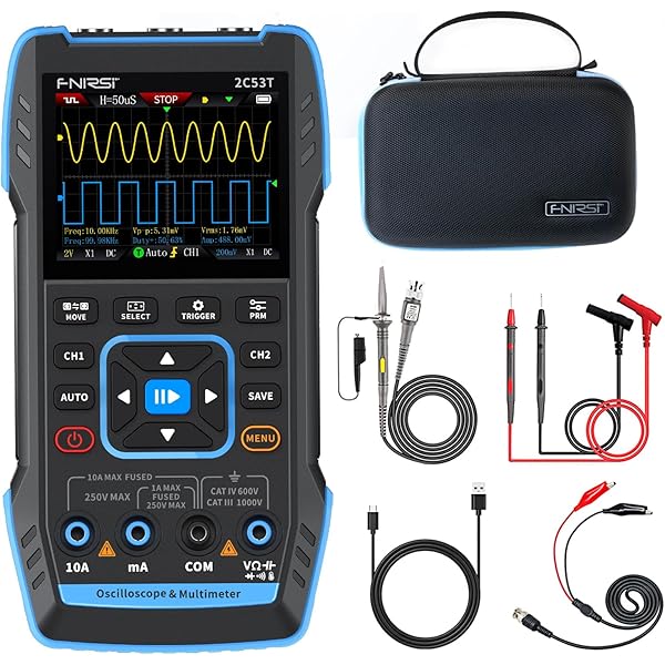 ZNZHNSI 703S 3-in-1 Handheld Oscilloscope Multimeter DDS Generator ZNZHNSI 703S 3-in-1 Handheld Oscilloscope Multimeter DDS Generator
