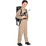Party City Ghostbusters Costume with Proton Pack for Children, Includes Jumpsuit with Zippers and Backpack