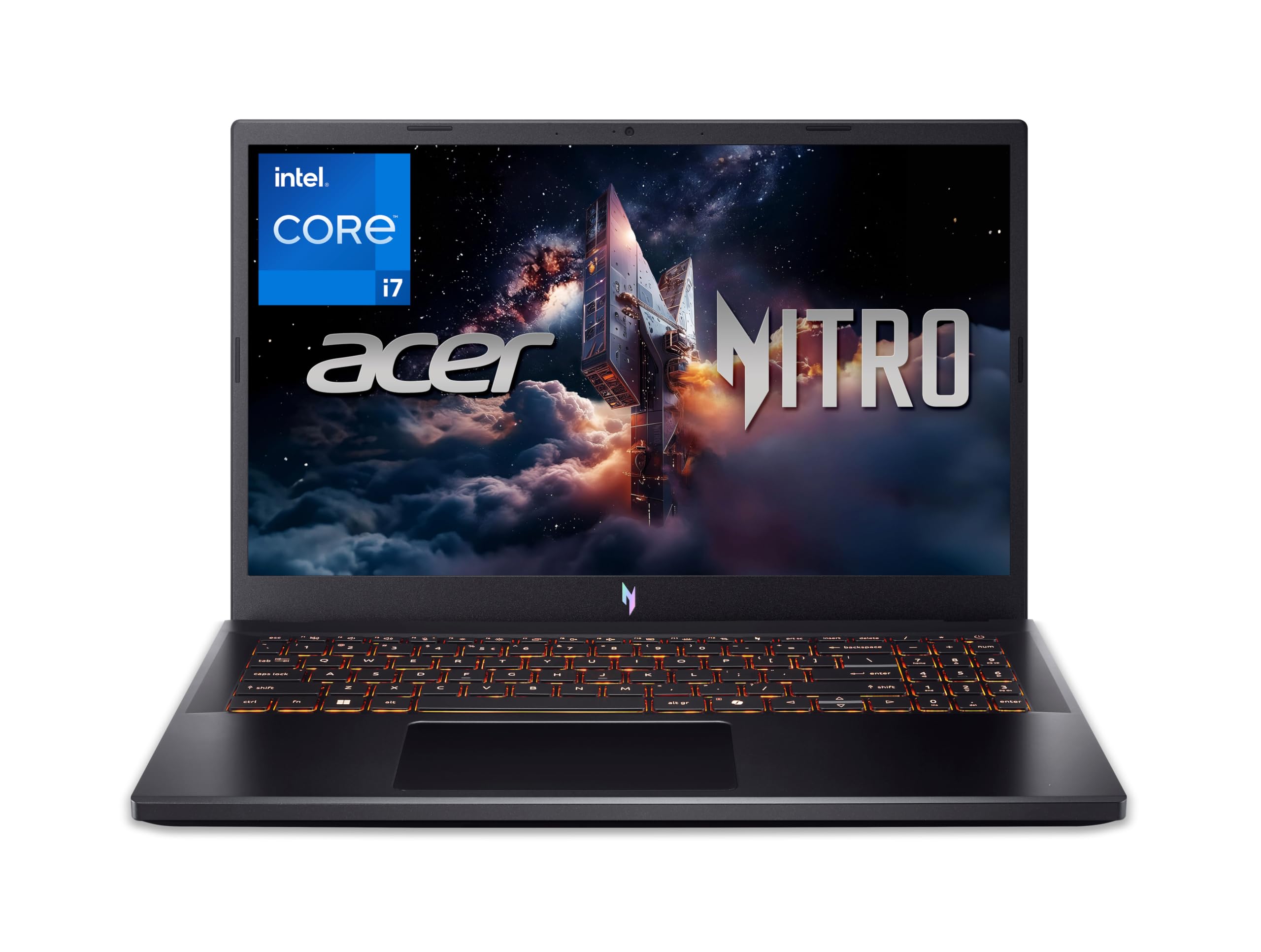Acer Nitro V15 (ANV15-52-714T) Gaming Laptop, 15,6" FHD IPS 165Hz Display, Intel Core i7-13620H, 16GB RAM, 512GB SSD, NVIDIA GeForce RTX 5050, Windows 11, QWERTZ Tastatur