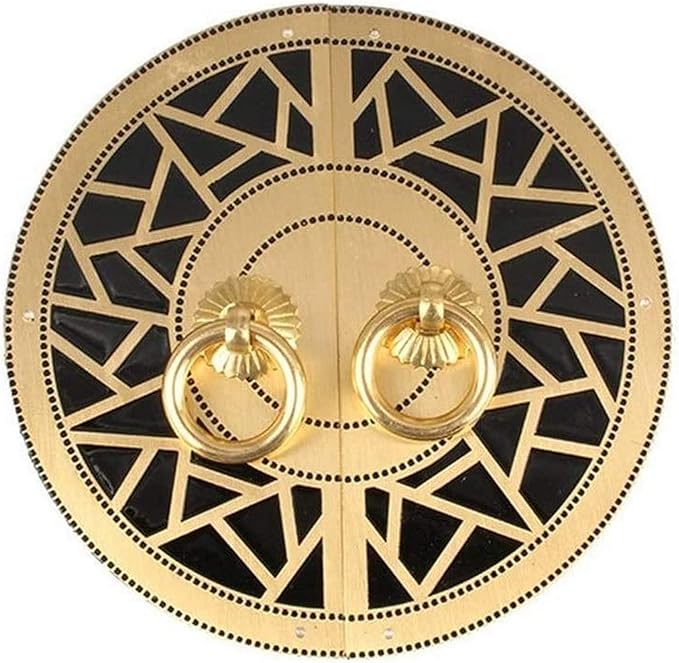 Schranktür Kleiderschrank Schrank aus reinem Kupfer Runde Türplatte