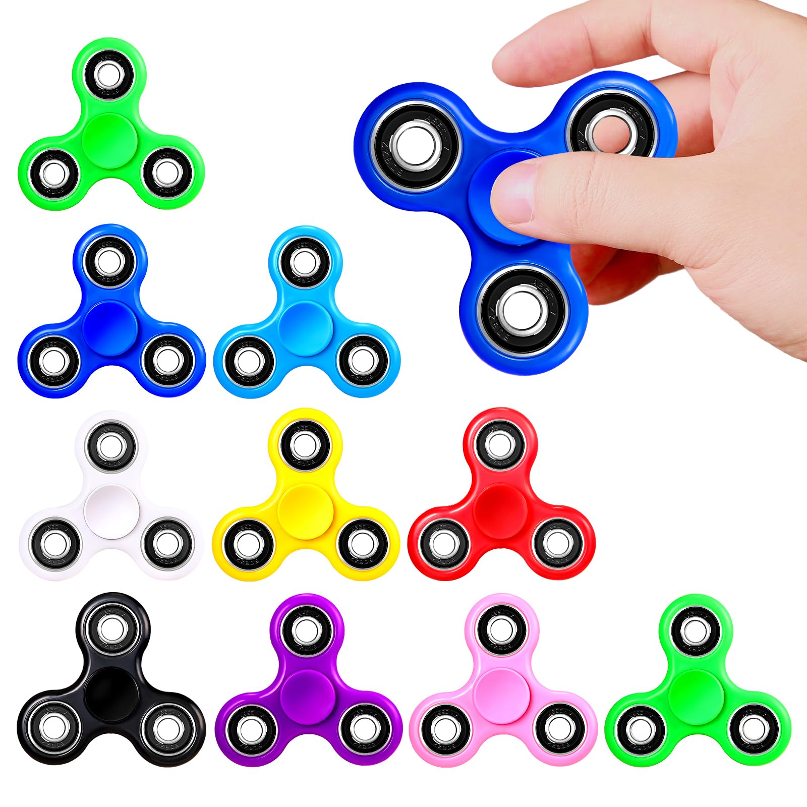 Photo 1 of SCIONE Fidget Spinners, 25 Pack Birthday Party Gifts for Adults Kids, Treasure Box Toys for Classroom Prizes, Party Favors for Kids, Stress Anxiety ADHD Relief Fidgets Toy, Finger Hand Spinner