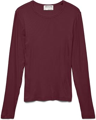 Awirwina LS O-Neck Top Noos, Zinfandel, L
