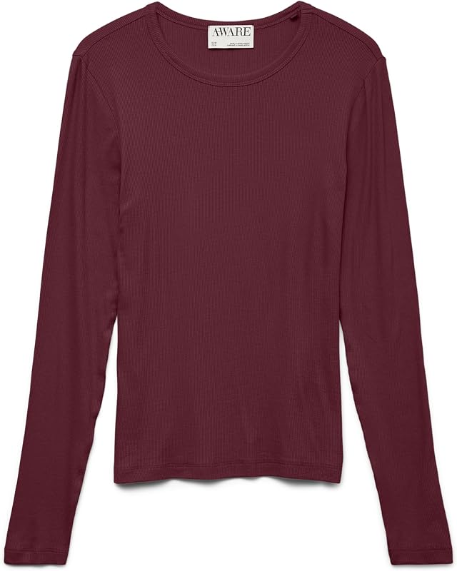 Awirwina LS O-Neck Top Noos, Zinfandel, L