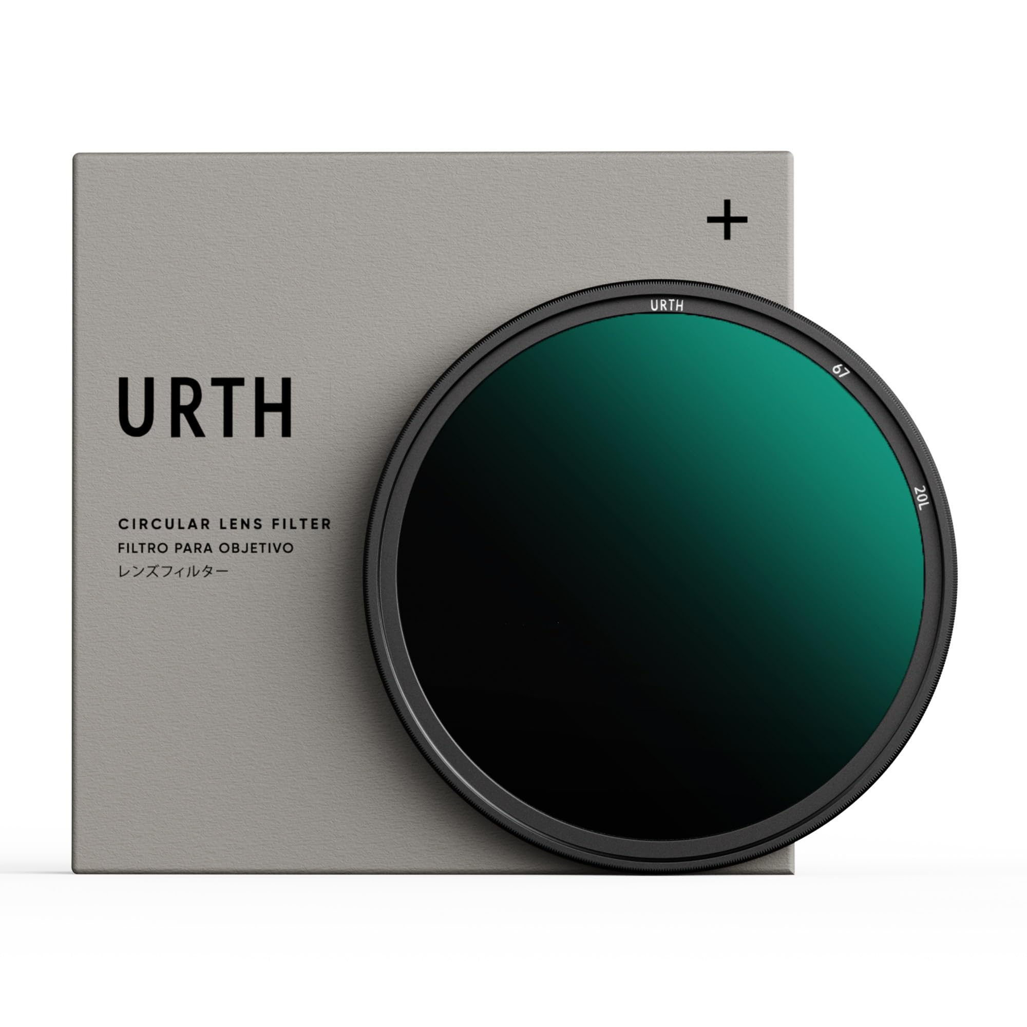 Urth 67mm ND1000 (10 Stop) Lens Filter (Plus+) - 20-Layer Nano-Coated, Ultra-Slim Neutral Density Camera Lens Exposure Filter