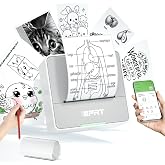 iDPRT Portable Sticker Maker Machine with 1 Roll Sticker Paper | Inkless Bluetooth Thermal Printer for iPhone &amp; Android, Pocket Printer for Labels, Barcodes, DIY Journaling, Kids Gift