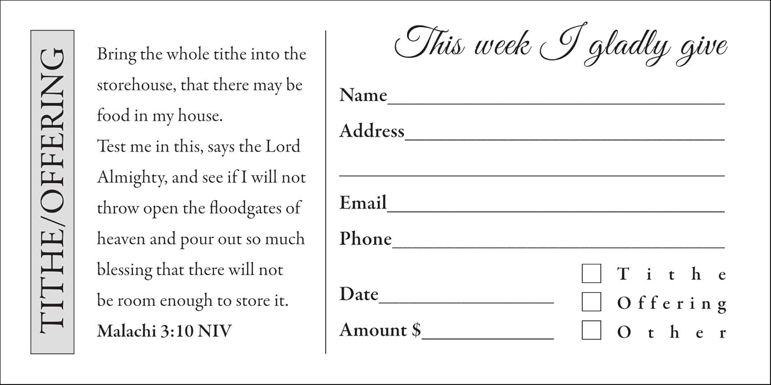 Which Is The Best Church Building Fund Envelopes