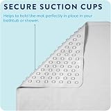 Croydex Rubagrip Square Shower Mat with Anti Bacterial Additive 53x53cm view 2