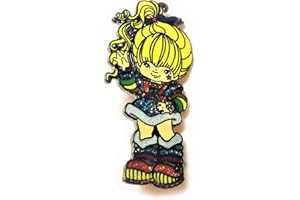 Rainbow Brite Bright 80s Cartoon Lapel Pin, Brass, no gemstone