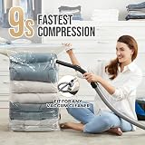TAILI Extra Large Vacuum Storage Bags, 4 Jumbo Reusable Cube Bags view 4