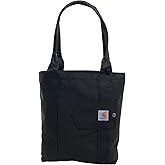Carhartt Unisex Vertical Open Tote Durable Water-Resistant Tote Bag