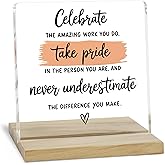 Work Encouragement Office Decor Sign, Acrylic Plaques Gifts for Women Coworker