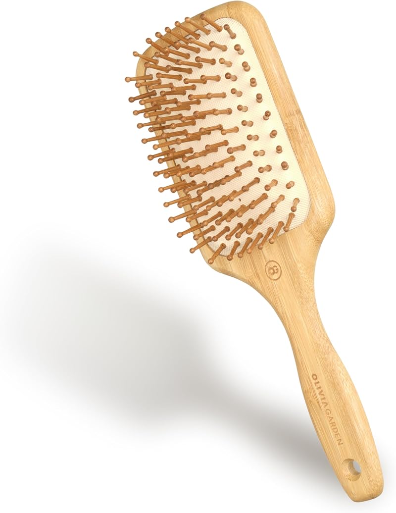 Olivia Garden Bamboo Touch Detangle Massage Brush L Eco-Friendly Scalp
