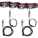 4PCS O2 Oxygen Sensor Upstream Downstream for BMW 323i 325i 328i 328Ci X3 | for 323Ci 330i 330Ci 330xi 525i 528i 530i X5 Z3 Z4 2.5L 2.8L 3.0L L6 1999-2006 for Land Rover Range Rover 4.4L V8 2003-2005