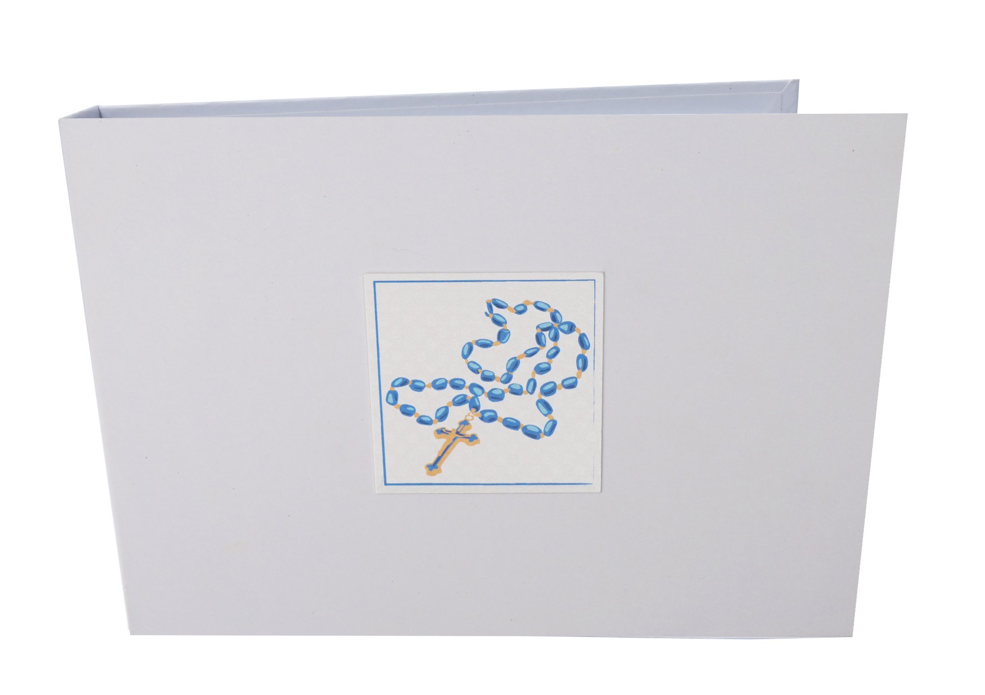 white cotton cards Blue Cross Tiny Value Photo Album, 17.5 x 2.5 x 12.5 cm