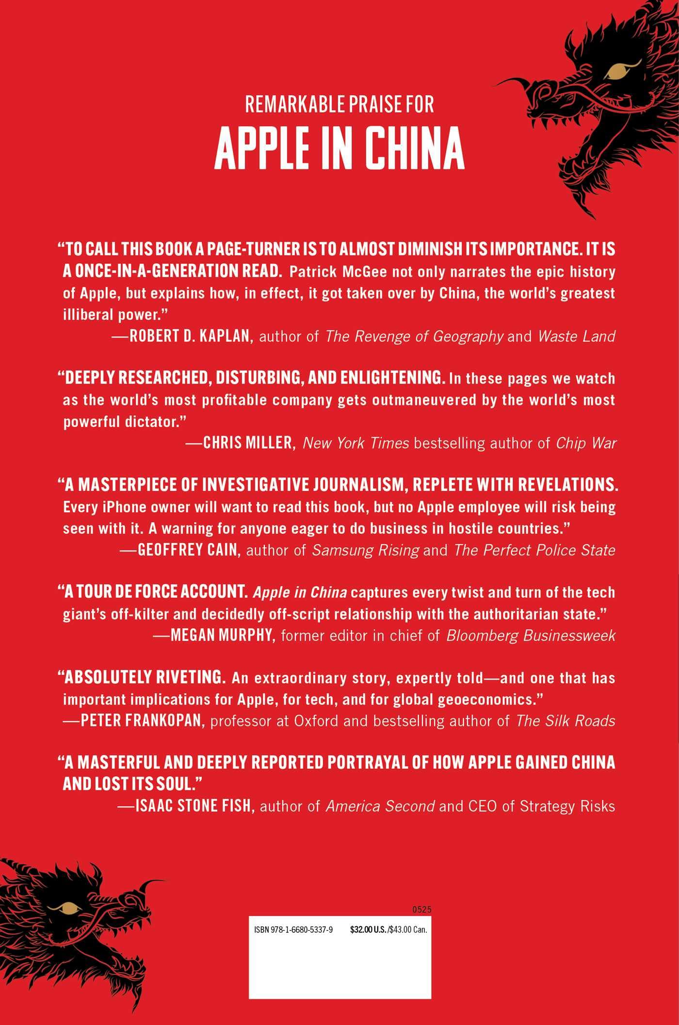 Apple in China: The Capture of the World's Greatest Company Apple in China: The Capture of the World's Greatest Company Hardcover Audiobook Kindle Paperback Audio CD