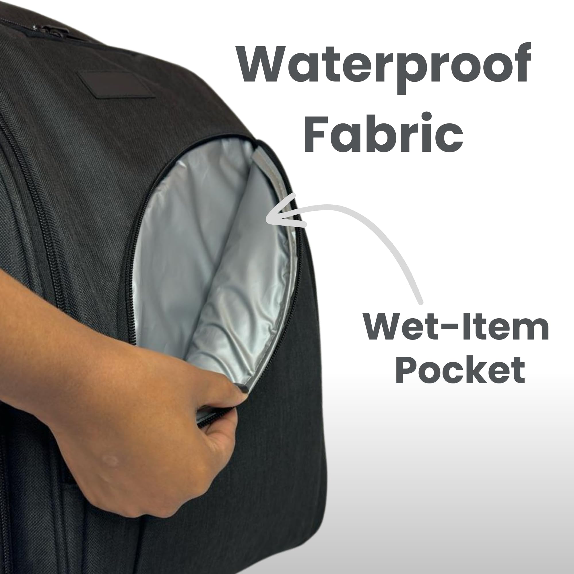 JOHAR Diaper Backpack - Spacious, Waterproof with Changing Pad, Insulated Pockets, Anti-Theft Pocket - Black
