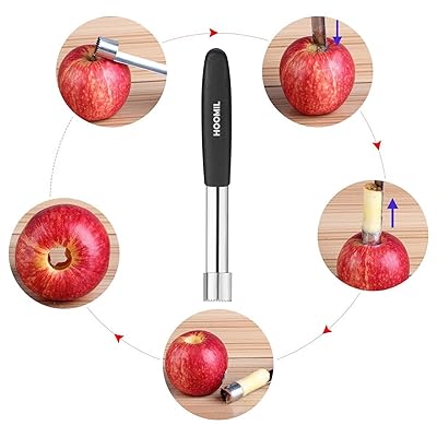 Buy Apple Corer Hoomil Stainless Steel Apple Core Remover Fruit Seed Remover Tool For Home Kitchen 2 Pack Online In Kazakhstan B071j131n1