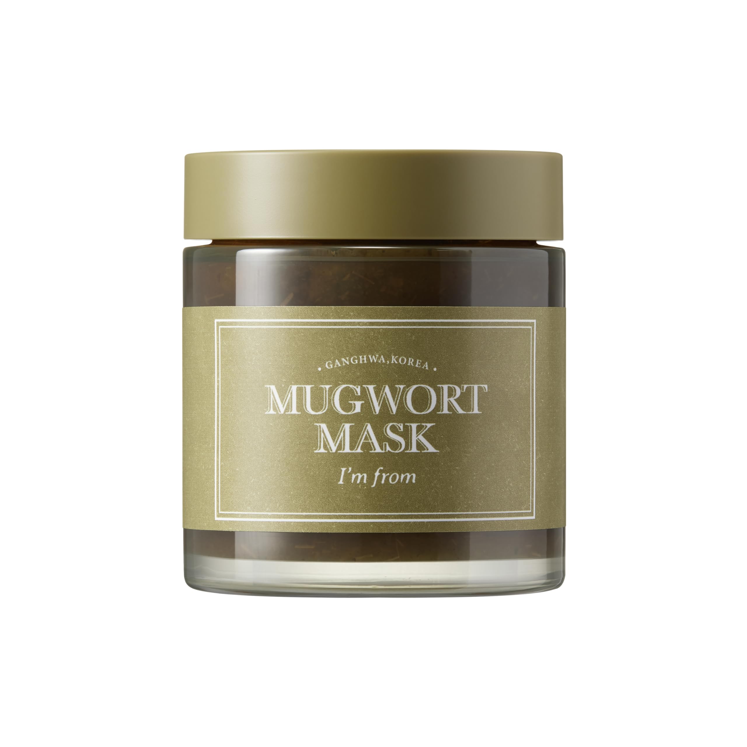 I'm from Mugwort Mask 3.88 fl oz | Natural Herb, Tea tree, Wash-off, Cooling and fast Soothing Breakouts, for Sensitive skin