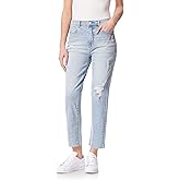 WallFlower womens Mom Curvy Ankle Denim High-rise Insta Stretch Juniors Jeans