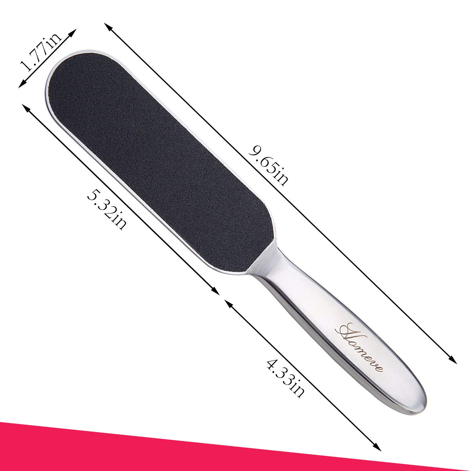 Professional Pedicure Foot File - Reusable Stainless Steel Cracked Skin Corns Callus Remover Feet Rasp : Beauty