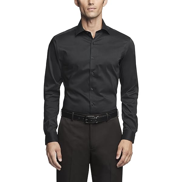 van heusen men's dress shirt regular fit stain shield stretch Miira Red main image 1