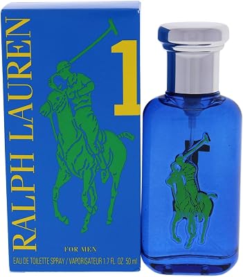 Ralph Lauren, Big Pony Blue, Fougère Eau de Toilette masculina, 50 ml