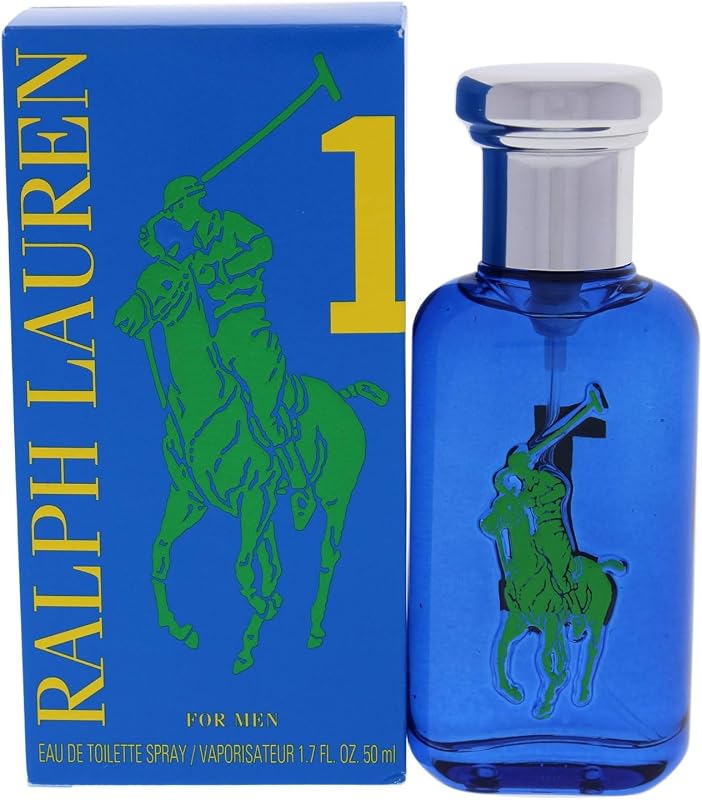 Ralph Lauren, Big Pony Blue, Fougère Eau de Toilette masculina, 50 ml