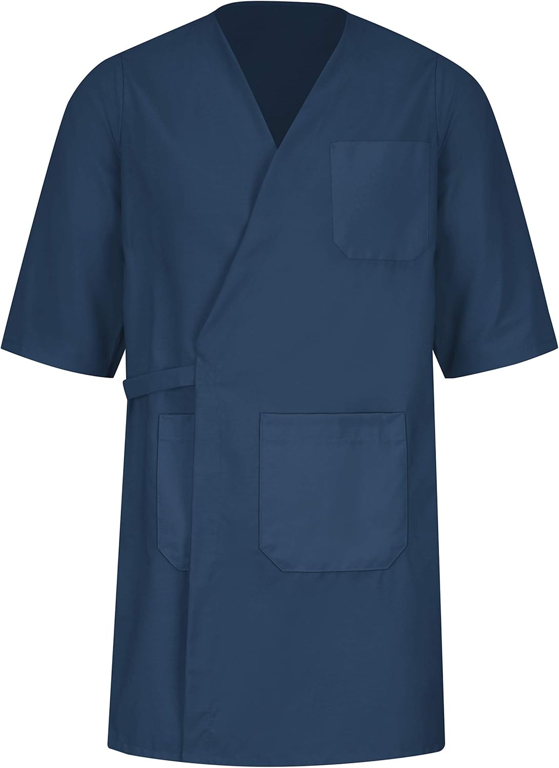 Red Kap Men's RK Collarless Butcher Wrap: Clothing