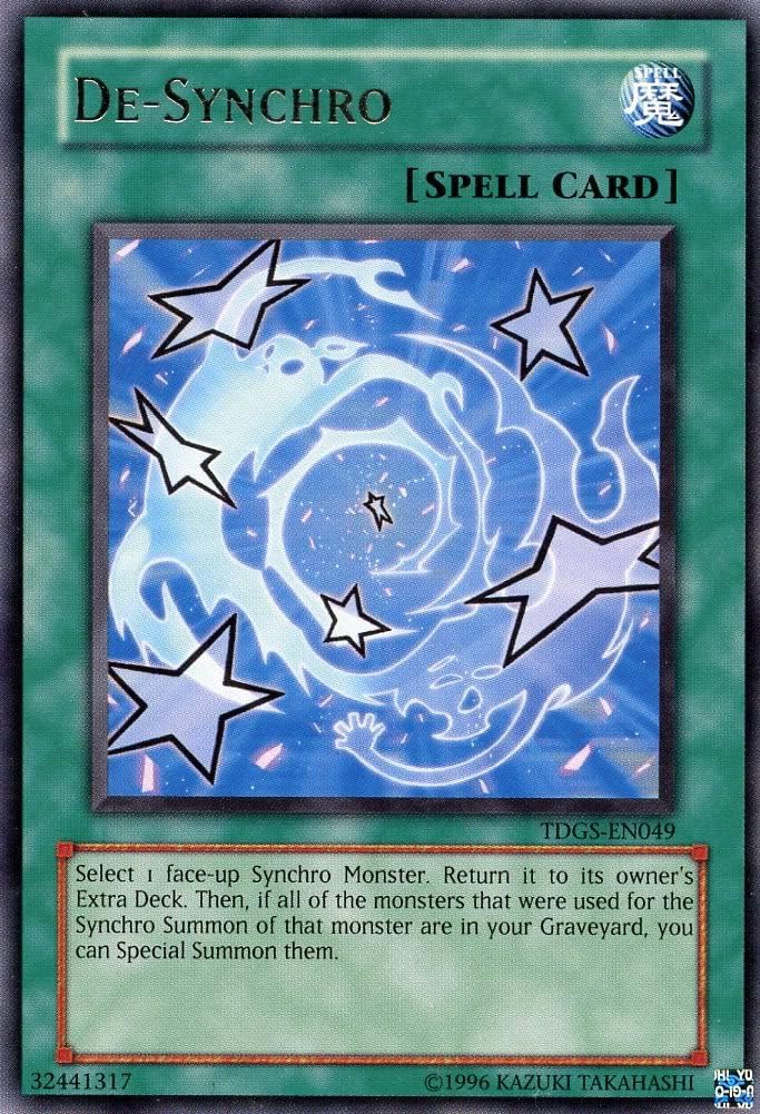 Yu-Gi-Oh! - De-Synchro (TDGS-EN049) - The Duelist Genesis - Unlimited Edition - Rare