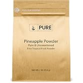 Pure Original Ingredients Pineapple Powder, Smoothies &amp; Cocktails, Always Pure, Flavor Additive (16 Ounce)