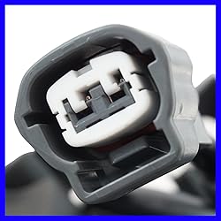 TRQ 2 Piece Headlight Assembly Set Titanium Light