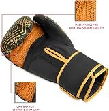 Islero Fitness Boxing Gloves 10 OZ Matte Black with Hand Wraps Men Women view 4