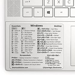 SYNERLOGIC Windows PC Reference Keyboard Shortcut