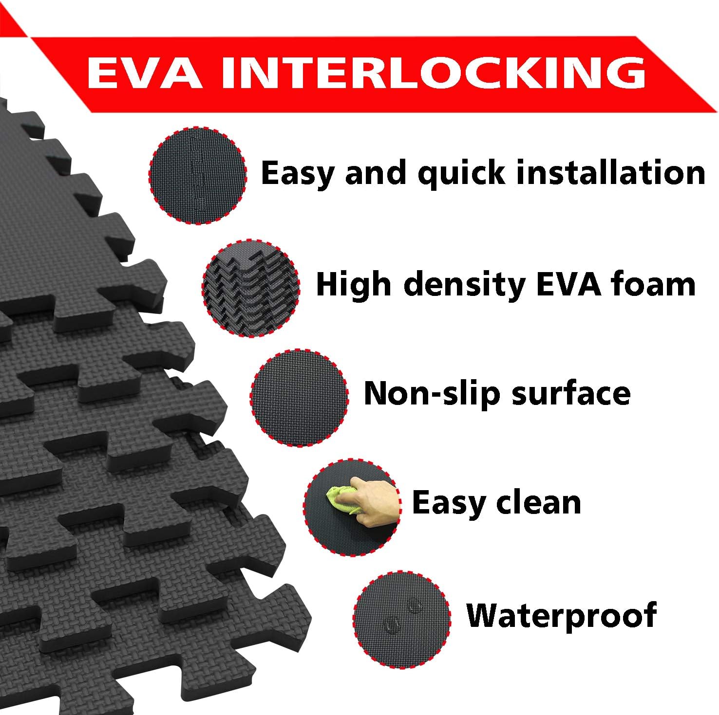 Baby Play MAT Game MAT Floor Tile Foam Pads Foam Kids Kid Rug Tile Flooring Baby Floor MAT Crawling MAT Interlocking MATS Baby Gym Mat Gym Flooring Mat Puzzle Exercise Mats SCDW101108112G301018: Sports & Outdoors